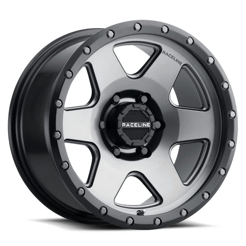 Gunmetal Raceline Boost 18X9 5X139.7 +12mm