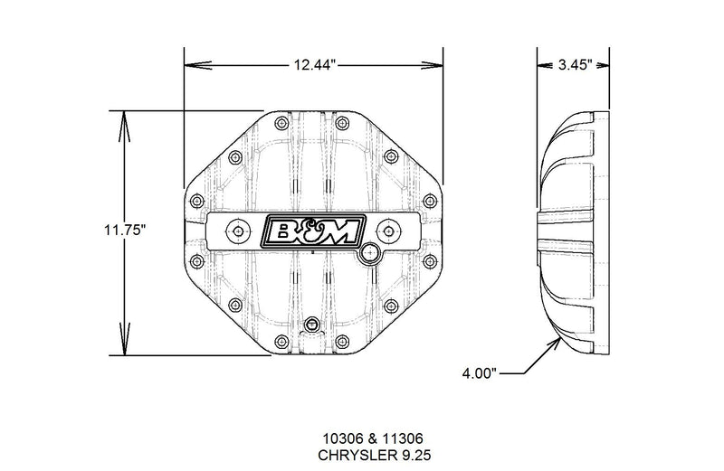 Differential Cover B&M 10306