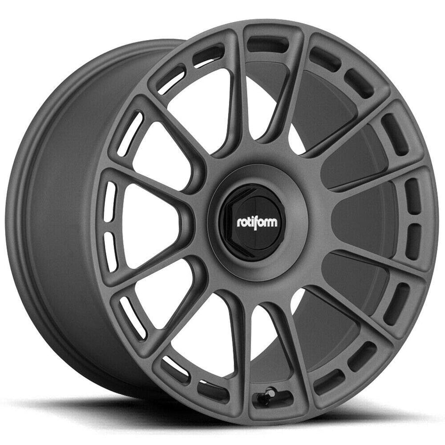 19x8.5 Rotiform ozr 5x112 45et 66.56mm matte anthracite wheel