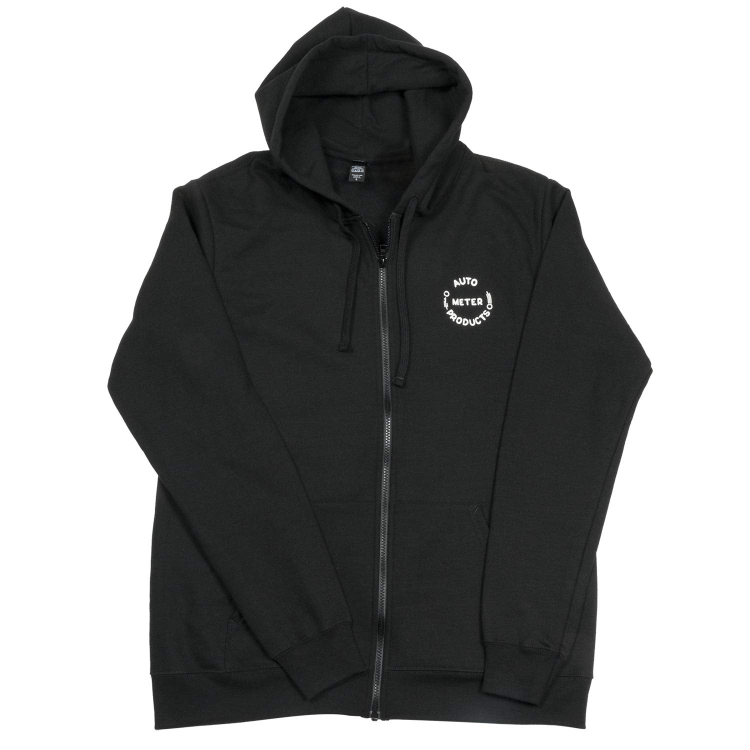 Zip Hoodie AutoMeter, Adult XXLarge, Black, 'Vintage'