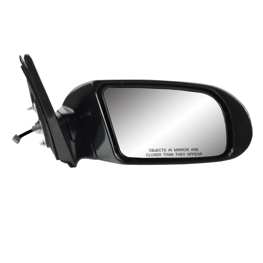 Mirror Passenger Side for Nissan Maxima, Black w/PTM Cover, w/Turn Signal, Memory, w/Premium pkg, w/Sport pkg, Foldaway, Heated Power