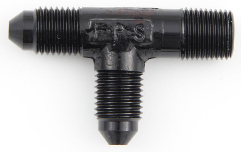 Fragola Performance Systems #3 Tee 1/8 Mpt On The Run Black 482603-BL