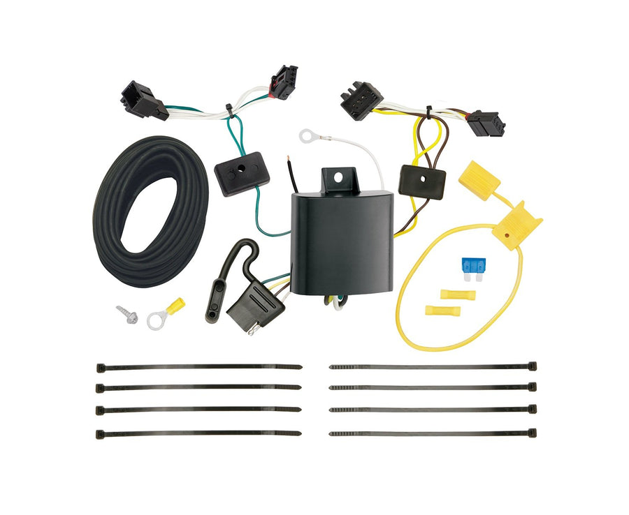 Tekonsha T-One® 4-Way Flat T-Connector Harness, Compatible with Select Volkswagen Golf Alltrack, Golf SportWagen