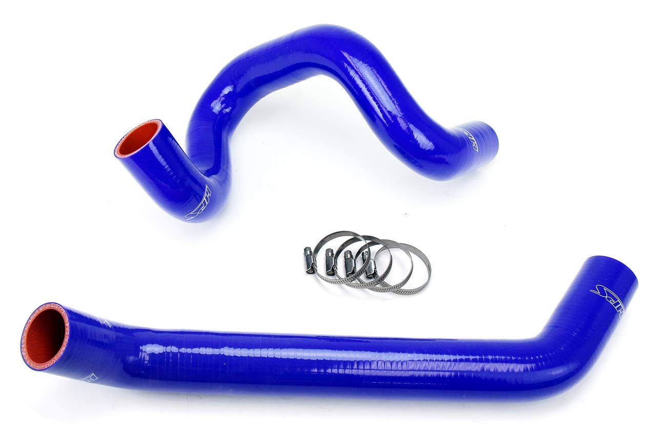 Silicone Radiator Hose Kit HPS (57-1220R-BLUE) for Jeep Wrangler JK