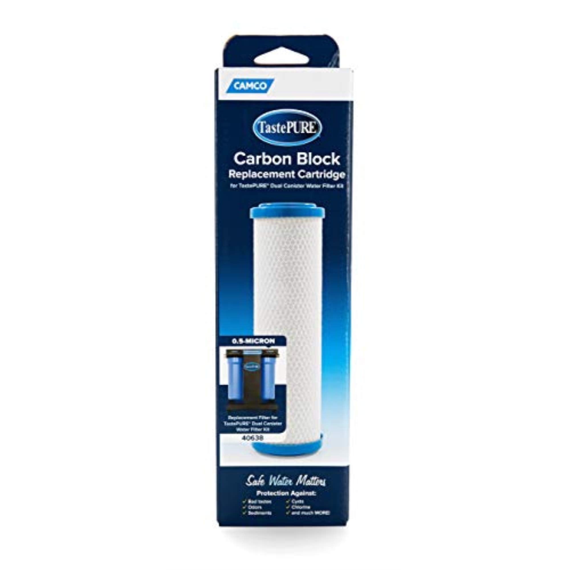 Carbon Block Replacement Cartridge Camco 40638-A