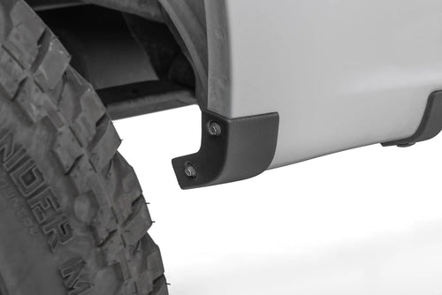 Mud Flap Delete Rough Country for Ford F-150 (2021-2025) - Heavy-Duty Tri-Blend ABS, Easy Install, Includes Rear Deletes