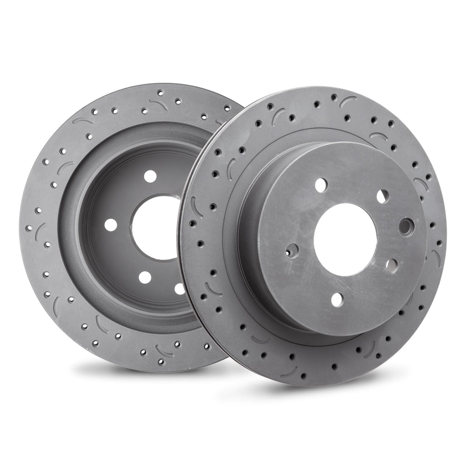 Hawk Performance Cross-Drilled and Slotted HTC4904 Talon Rotors
