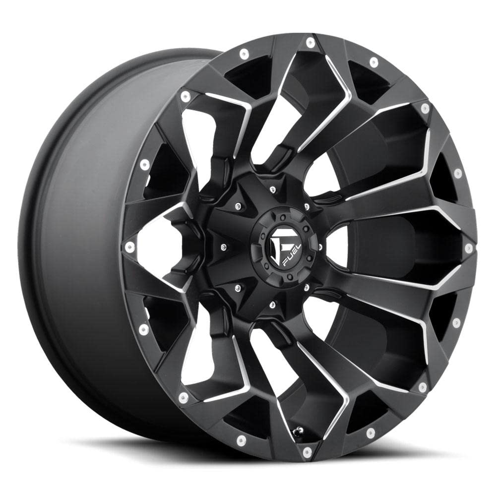 D546 ASSAULT FUEL OFF-ROAD 17X8.5, 6X135/5.5, 5.73, 25mm MATTE BLACK MILLED - D54617859857