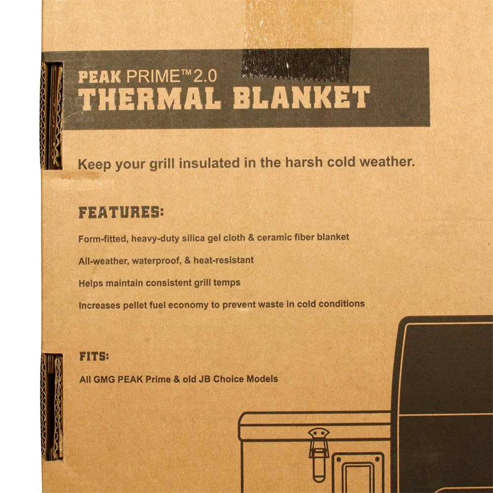 Green Mountain Grills Blanket Thermal for Peak Prime & JB Choice Models Black
