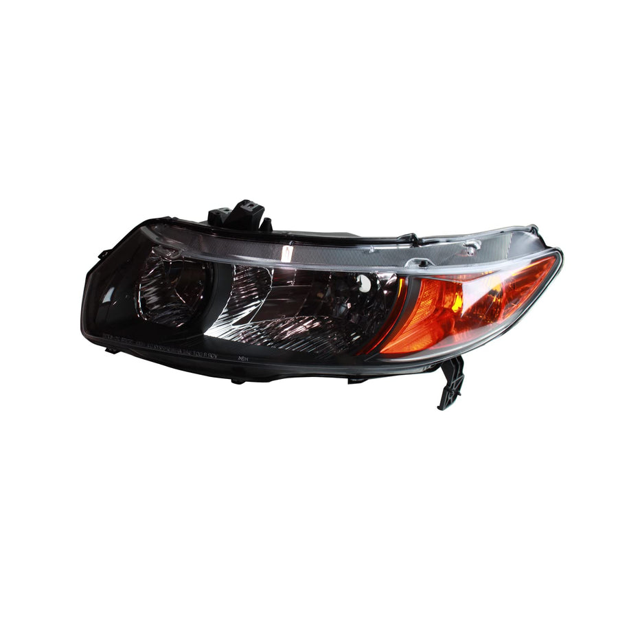 Left TYC Headlight Assembly Compatible with 2006-2007 Honda Civic