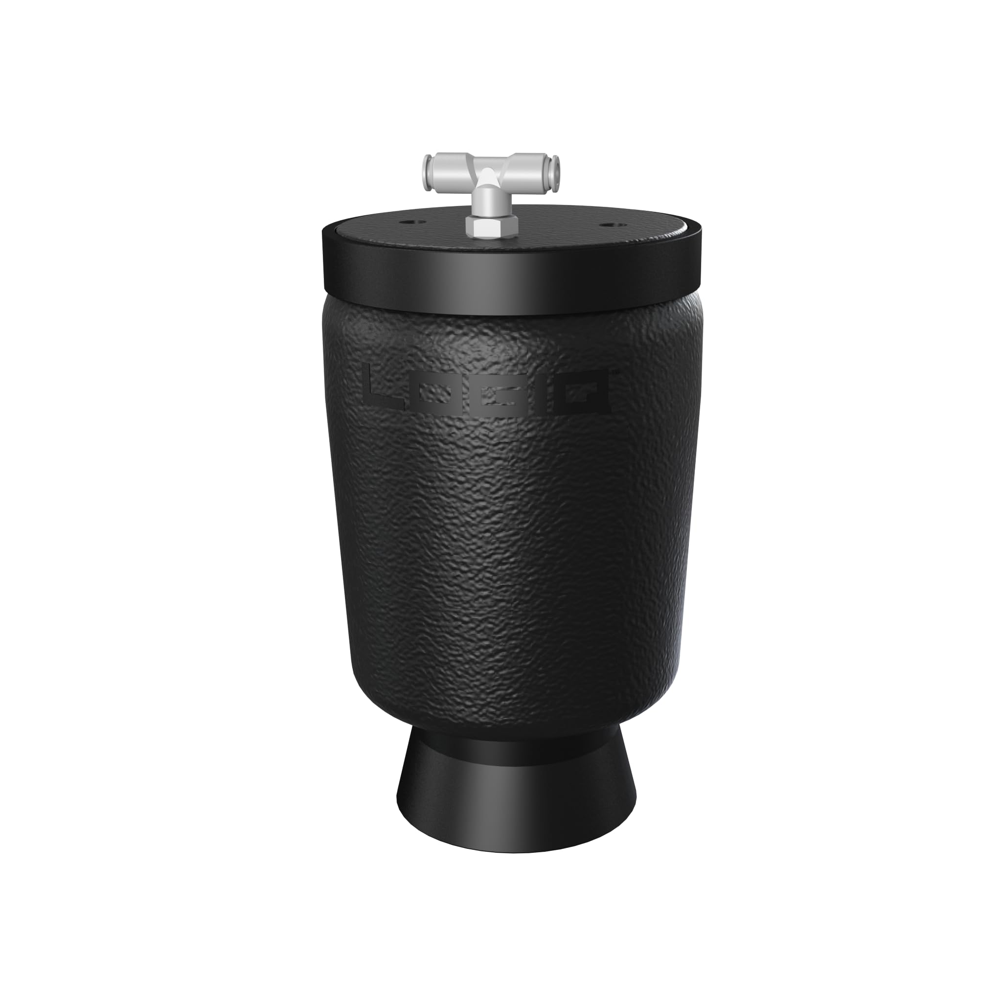 Replacement LOGIQ Air Spring (IQ-ASA-9000-LP) with Tee Fitting Installed