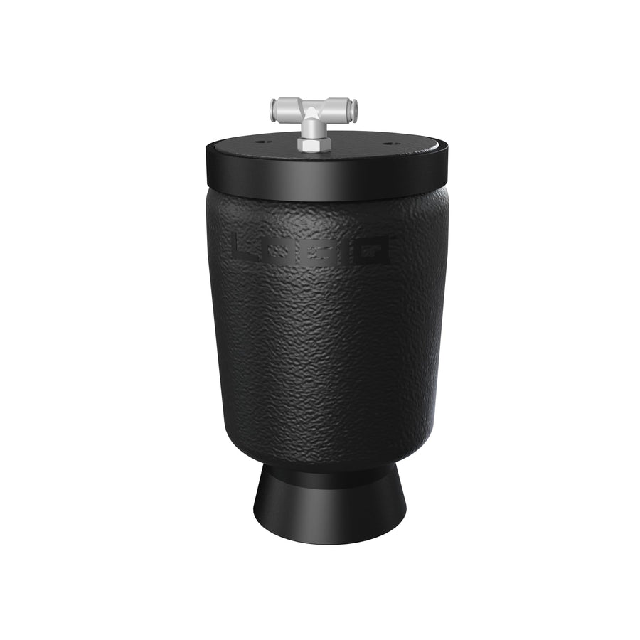 Replacement LOGIQ Air Spring (IQ-ASA-9000-LP) with Tee Fitting Installed
