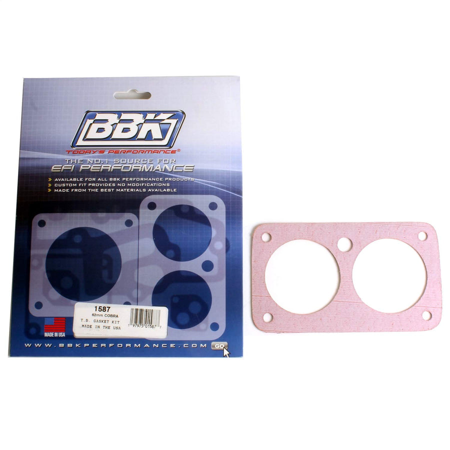 Twin BBK 62mm Throttle Body Gasket Kit for Ford Mustang Cobra