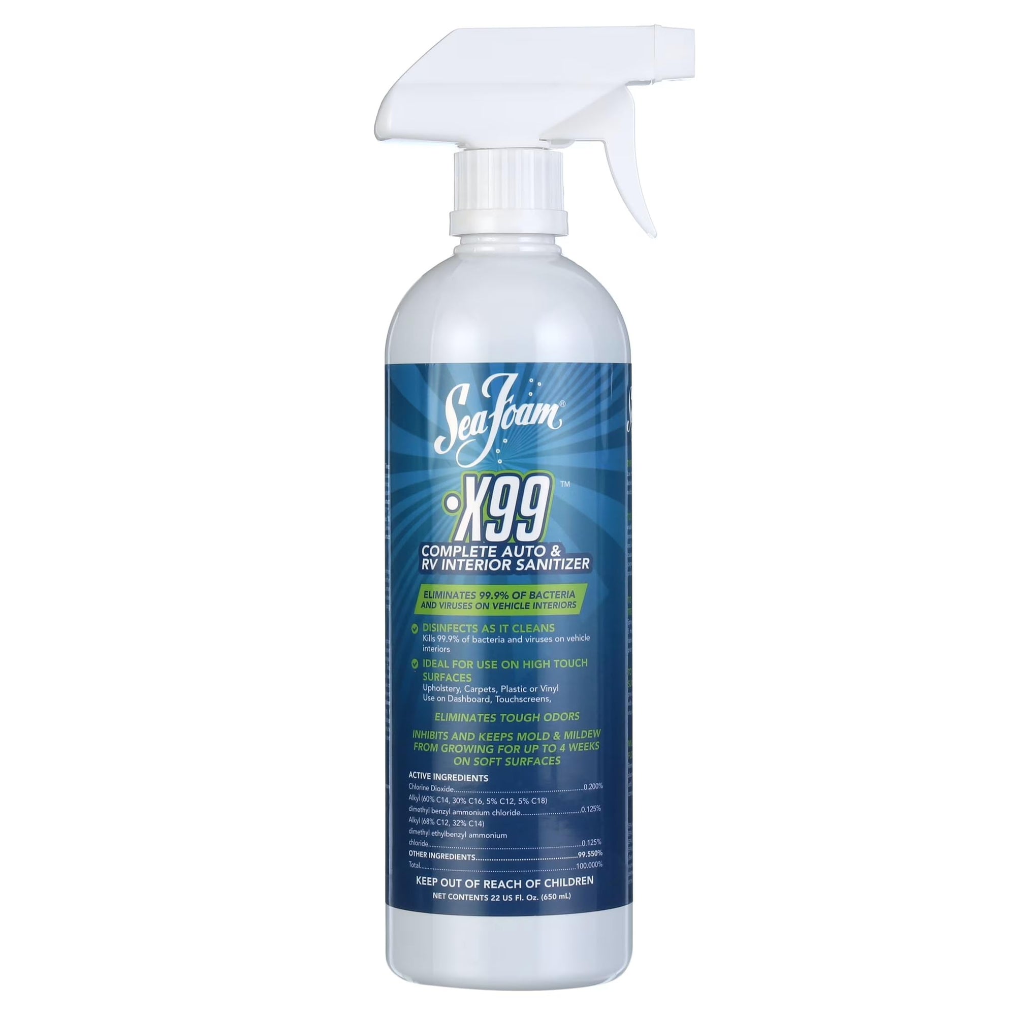 X99 Seafoam Complete Auto & Rv Interior Sanitiz