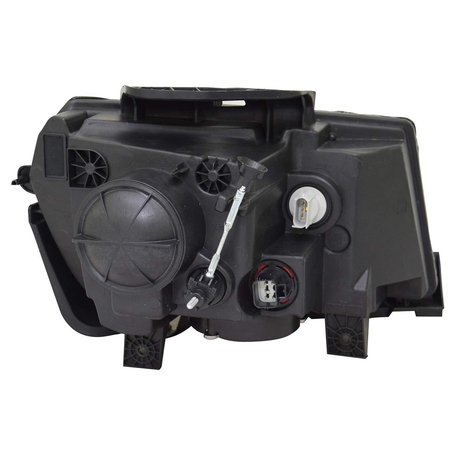Left TYC Headlight Assembly Compatible with 2014-2015 Chevrolet Camaro