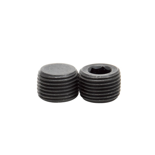 Internal Allen Head Edelbrock Pipe Plug Fittings - Set of 2