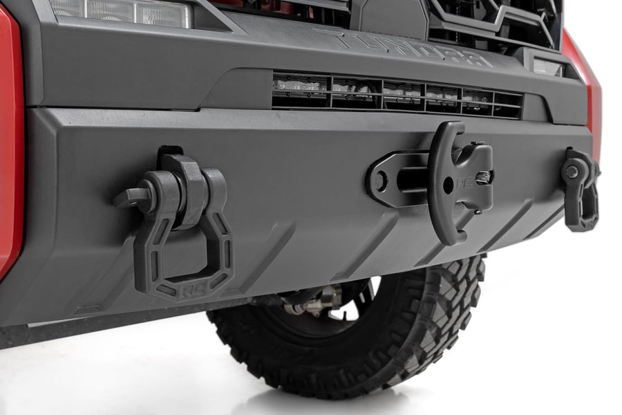 Rough Country 12000S Winch Hidden Mount for Toyota Tundra (2022-2023) - 12000 LB Synthetic Rope Winch