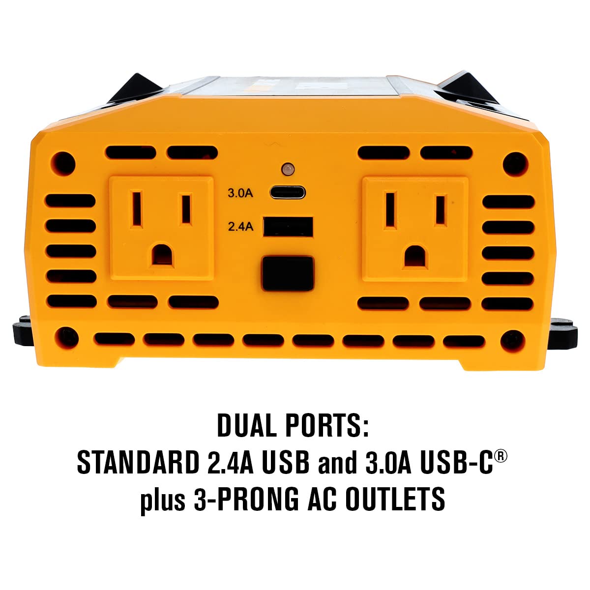 PowerDrive 750 Watt PWD750 Power Inverter -12v DC to 110v AC Car Converter with 2 USB Ports and 2 AC Outlets