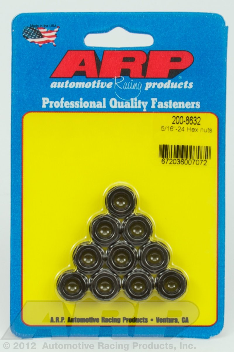 200 8632 Arp Automotive Racing Products 5 16 24 Hex Nuts
