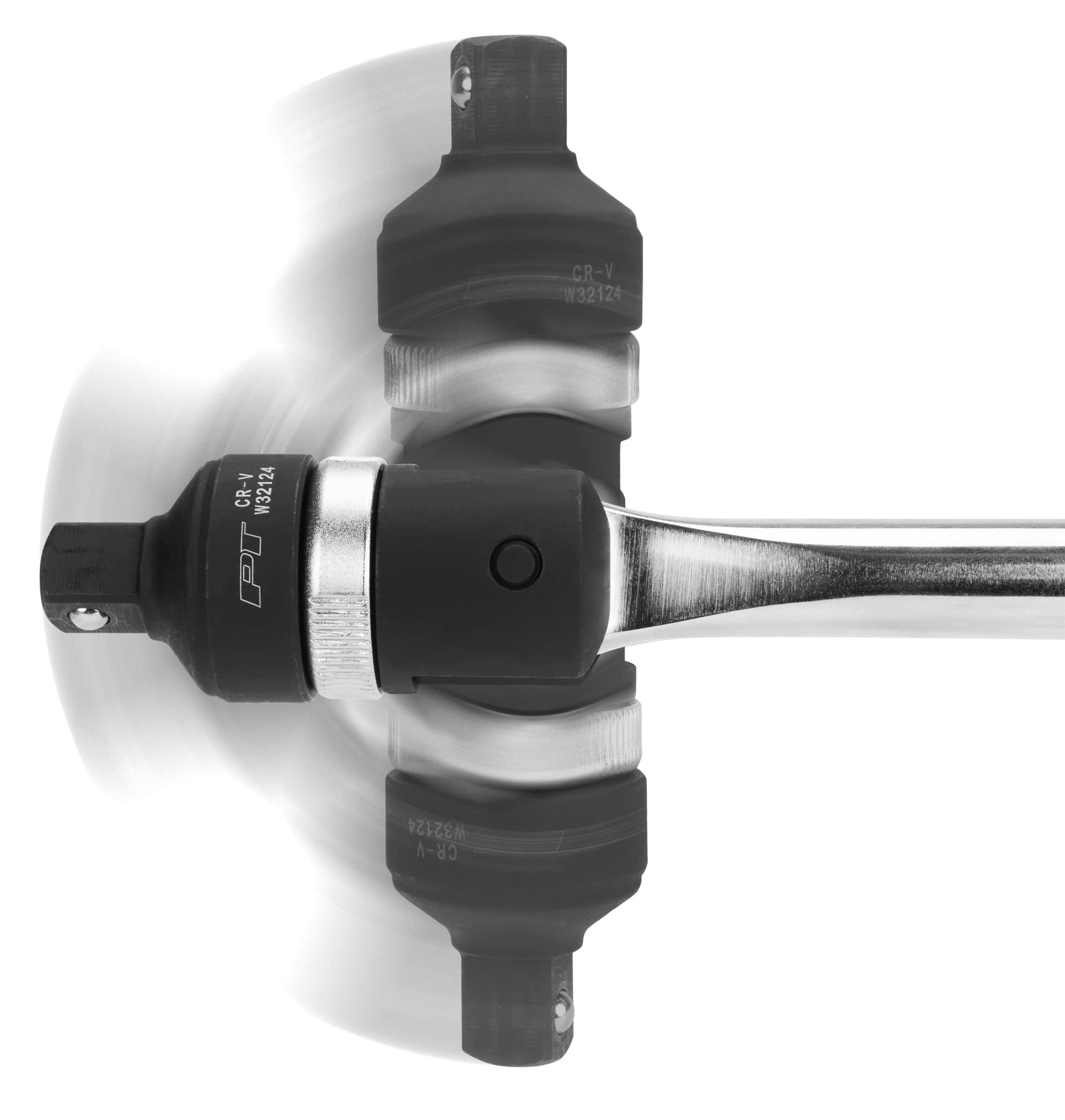 W32124 Performance Tool 1/2-in Drive High Torque Flex Handle Home Improvement Hand Tool, Black/Silver, 18-Inches
