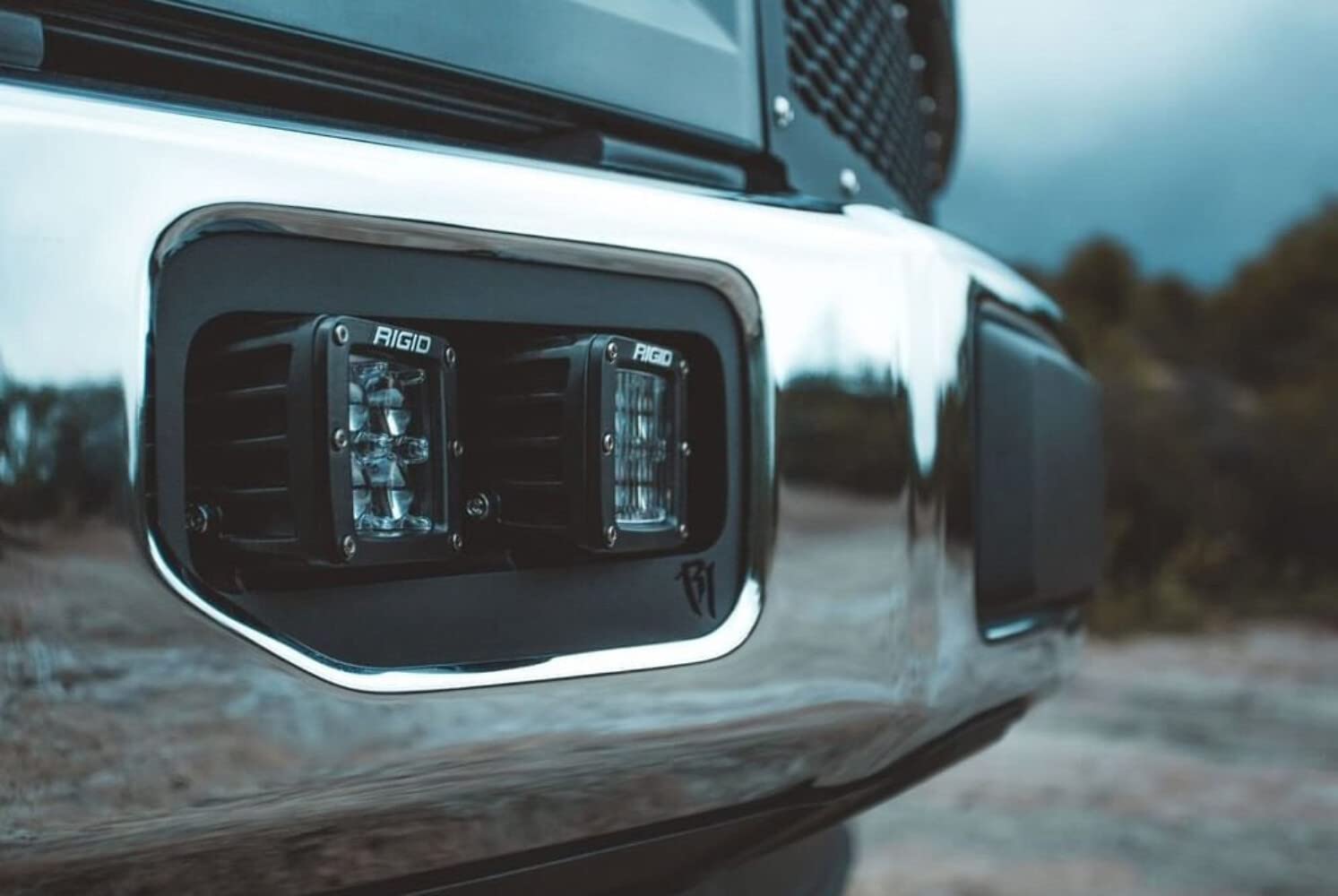 D Series Pro RIGID Industries Spector Driving Surface Mount LED Lights, 3 Inch LED Off Roading Black Mount Lights, Easy to Install, Off Roading Accessories, 50,000 Hour Lifespan (Pair, 502313)