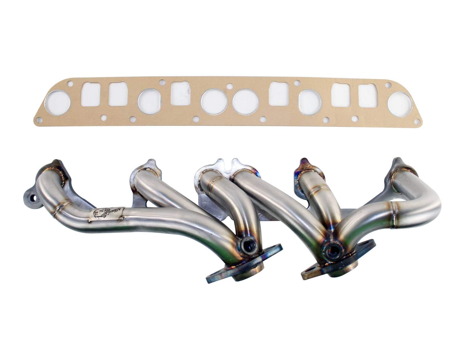 aFe 48-46202 Twisted Steel 1.5" 14 Gauge 409 Stainless Steel Header for Jeep Gas Truck I6-4.0L