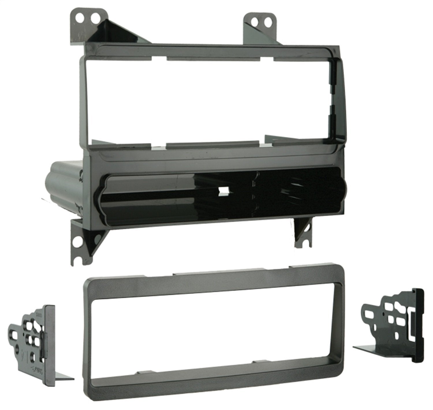 Metra 99-7326 997326 Single DIN Installation Kit for 2007-2009 Hyundai Elantra Vehicles (Black)