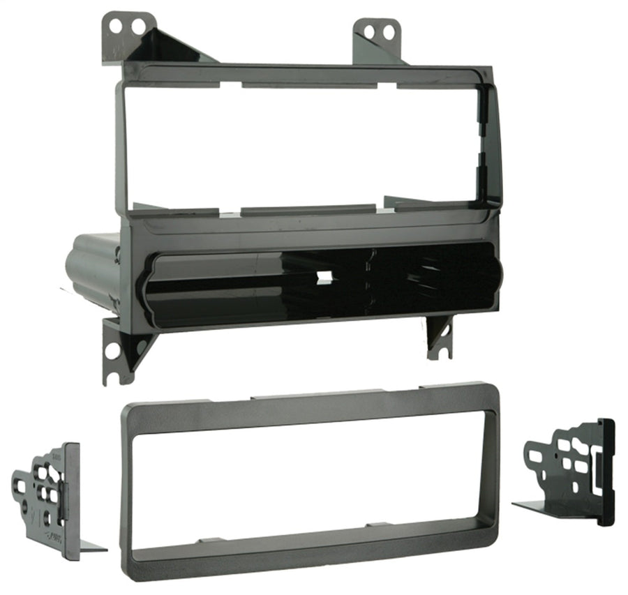 Metra 99-7326 997326 Single DIN Installation Kit for 2007-2009 Hyundai Elantra Vehicles (Black)