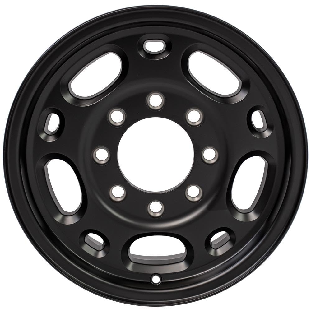 16 Inch OE Wheels CV82 Rim Fits Suburban 2500 Style 8x165.1 16x6.5 Satin Black - Hollander 5079 (1)