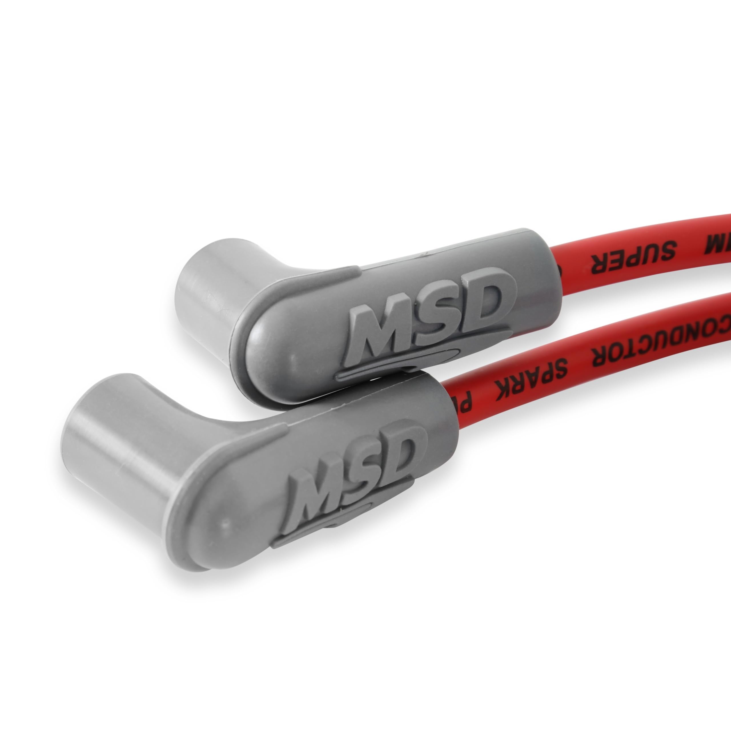 Super Conductor MSD 32169 Spark Plug Wire Set, Red