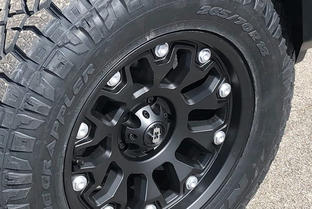 362 Armor Vision 18x9 6x5.5" -12mm Satin Black Wheel Rim 18" Inch