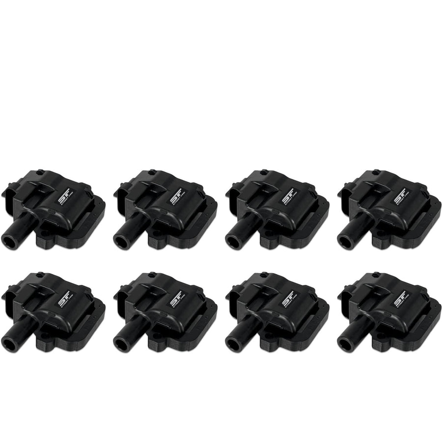 8-Pack MSD Street Fire 55088 Ignition Coils - Black