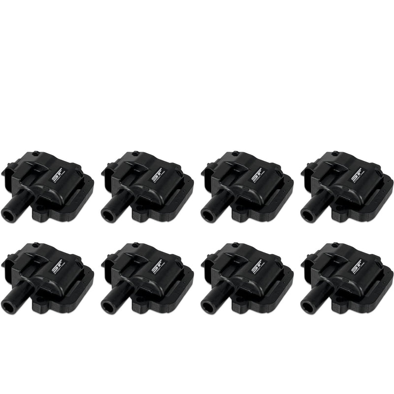 8-Pack MSD Street Fire 55088 Ignition Coils - Black