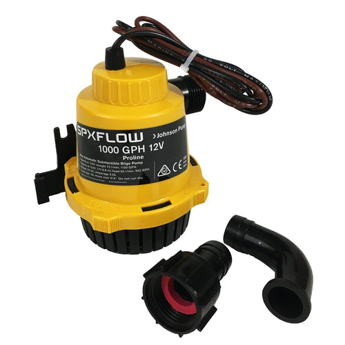 22102 Johnson Pumps PROLINE Bilge Pump 1000 GPH 2.5A