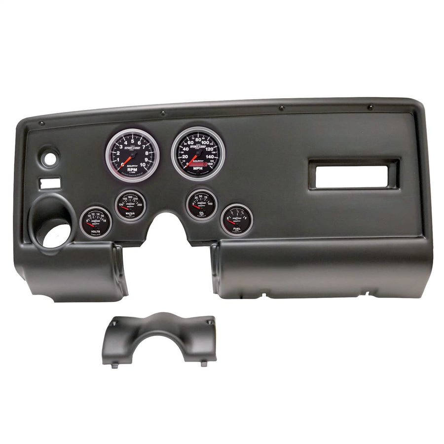 AutoMeter Dash Kit Direct Fit, (3 3/8" X2, 2 1/16" X4), Pontiac Firebird 69, Sport-Comp Ii (2912-12)