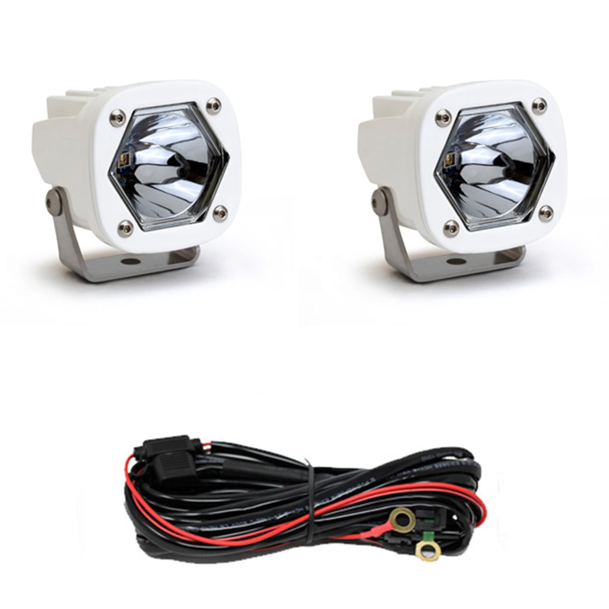 S1 Baja Designs White LED Auxiliary Light Pod Pair - Marine Grade (Laser Spot)