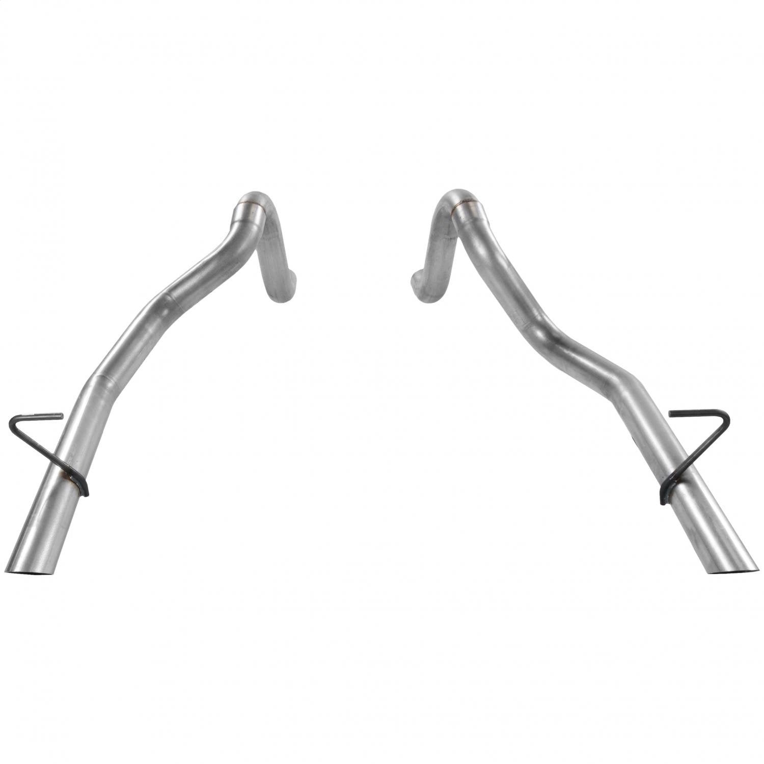 Flowmaster Prebent 15804 Exhaust Tailpipe Kit, 2.5" Rear Exit, PAIR; Aluminized