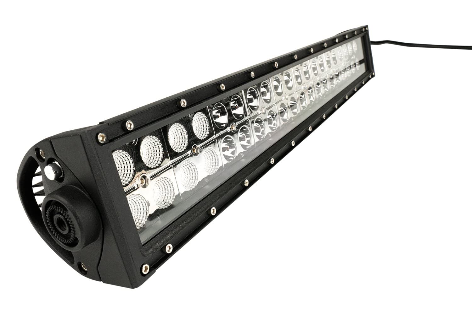 Amber/White Southern Truck 77020 20" Led Light Bar, Dbl Row, Combo Flood/Beam 72W (Dt Harness 79900, 79904) 7,200 Lumens