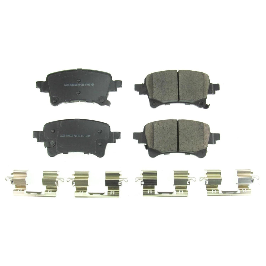 Power Stop Brake Kit Rear For Jeep Gladiator 2020-25 | Jeep Wrangler 2021-25 - Ceramic Brake Pads With Installation Hardware, 17-2233