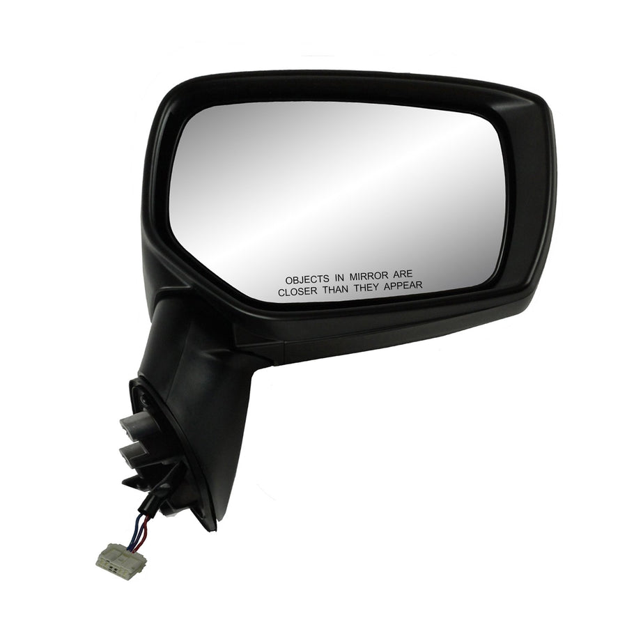 Side Passenger Mirror for Subaru Crosstrek, Hybrid, Impreza Sedan/Wagon, Textured Black, Foldaway, Power