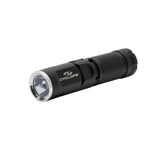 Pocket Cyclops 400 Lumens Rechargeable Flex Flashlight with Swivel Head for Camping, Hiking, Emergency