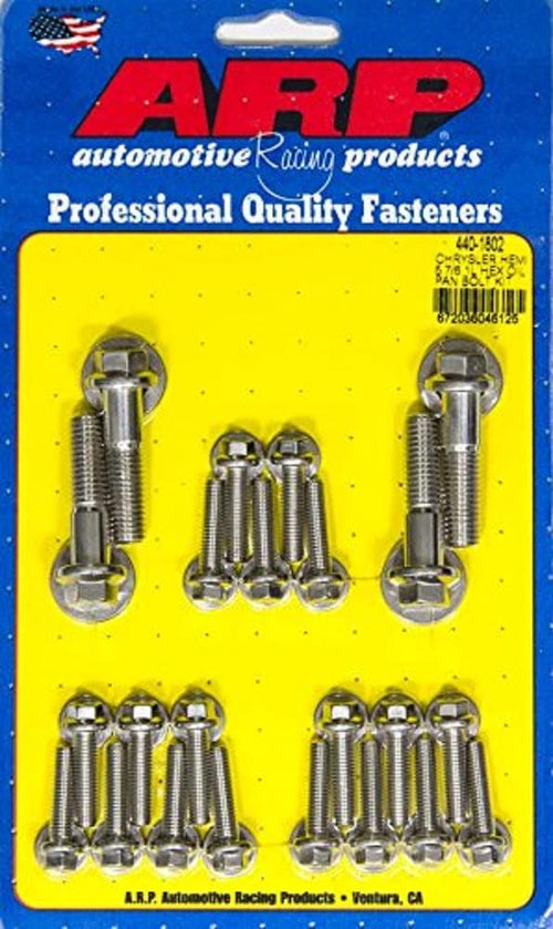 Oil Pan 440-1802 ARP Bolt Kit (Oil Pan 6pt Mopar 5.7L/6.1L Hemi)