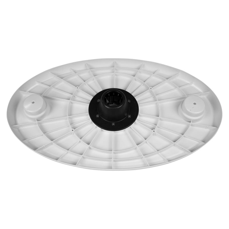 Pontoon Table Wise 8WD1157 - Oval, White