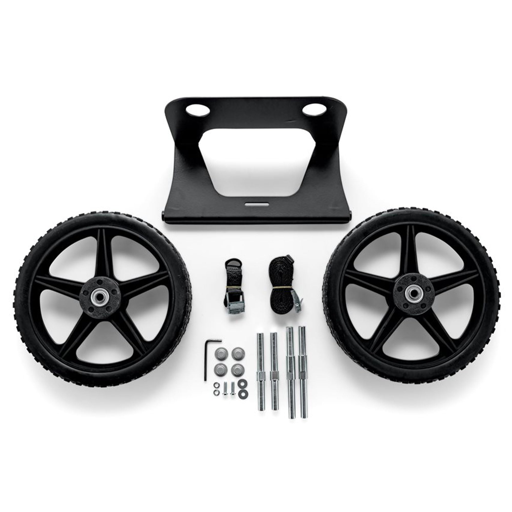Camco Cooler Cart Heavy-Duty Kit, Includes Durable Straps and 12-Inch Wheels, White (51798)