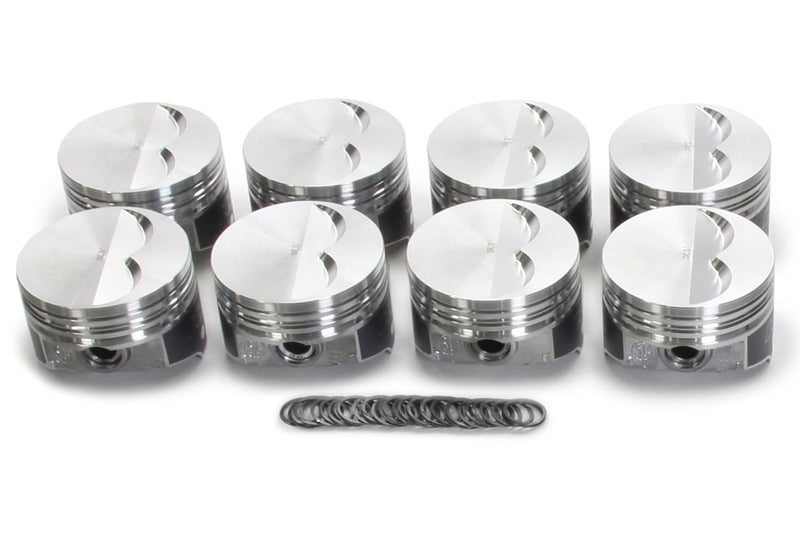 KB Performance Pistons JE Flat Top Piston Set for Small Block Chevrolet KB120.030-7cc