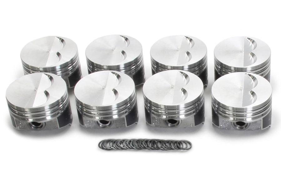 KB Performance KB120.060-7cc Flat Top Piston Set for Small Block Chevrolet