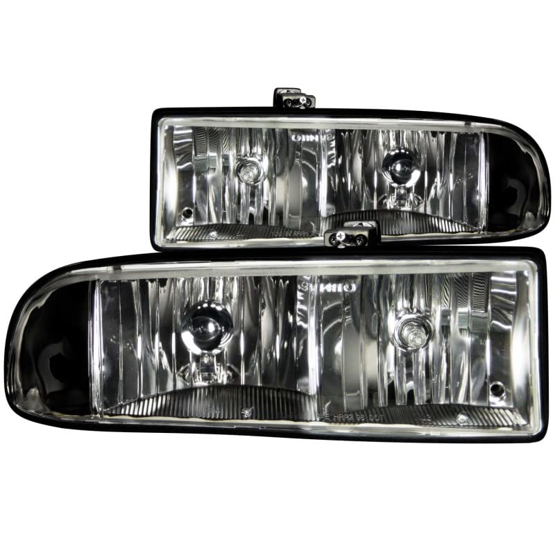 Crystal Headlight Set-Black ANZO USA 111156
