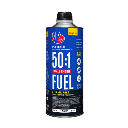6235 VP Racing Fuels 50:1 SEF Premixed 2-Cycle Small Engine Fuel, 1 Quart