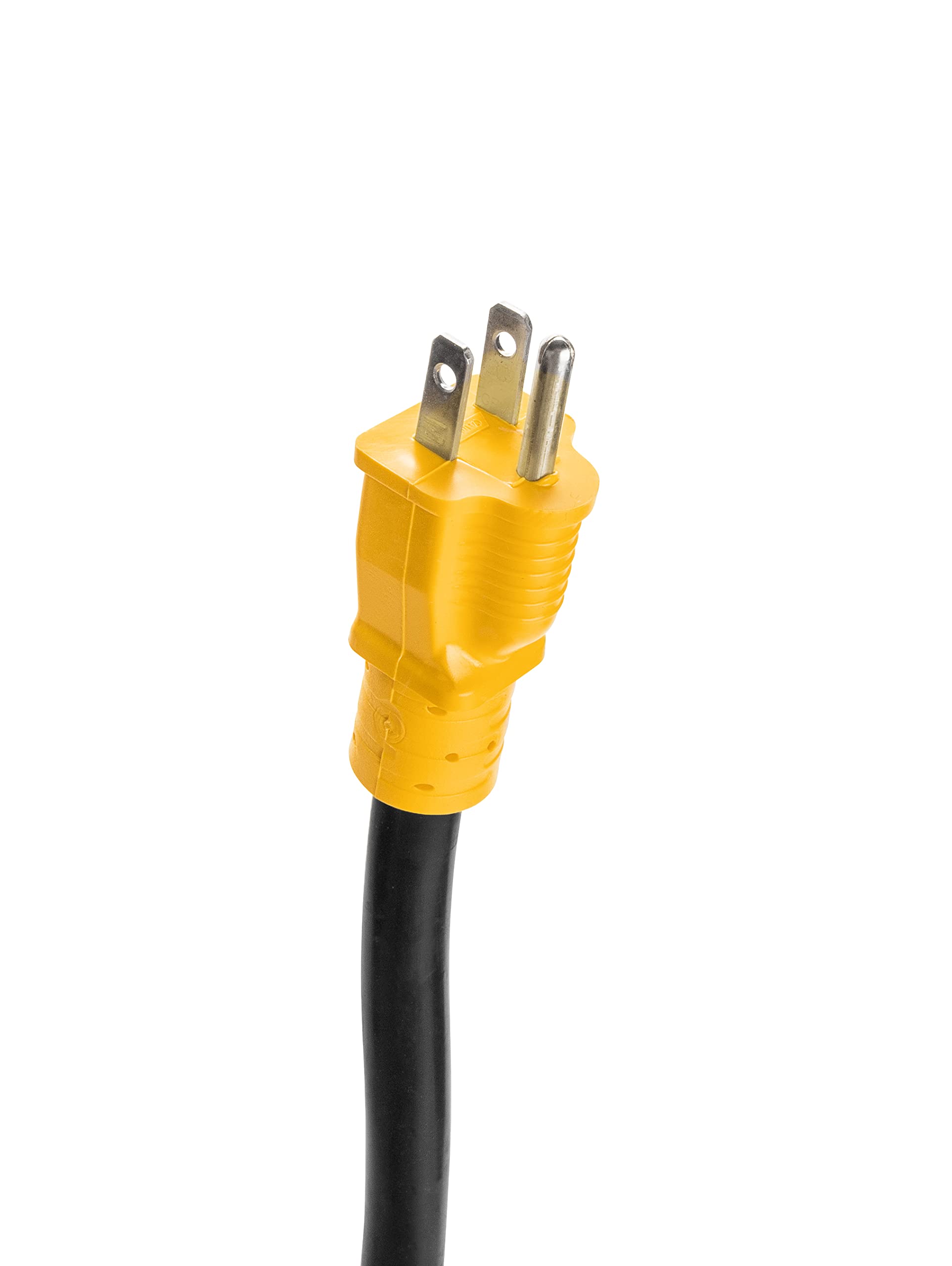Camco PowerGrip Maximizer 45-Amp Camper/RV Adapter | Combines Power from 15-Amp and 30-Amp Outlets to Generate 45-Amps (55025)