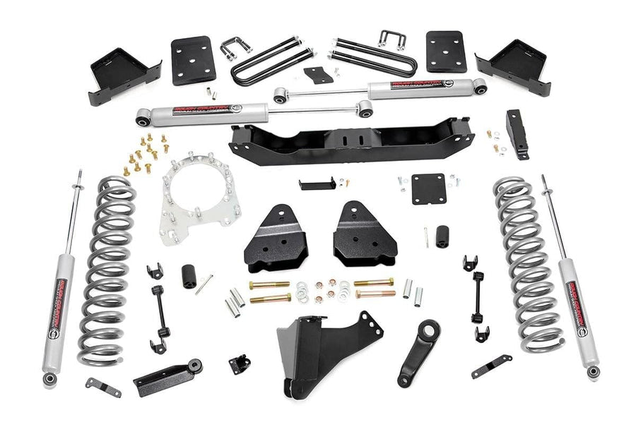 4WD Rough Country 4.5" Lift Kit for 2017-2022 Ford Super Duty | Diesel - 55020
